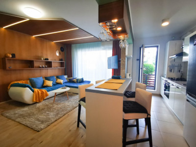 Apartament DEOSEBIT 2 camere si curte proprie de inchiriat Baneasa, Greenfield