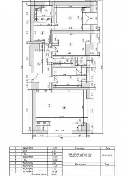 De inchiriere apartament cu 3 camere, 2 bai,  gradina, loc parcare