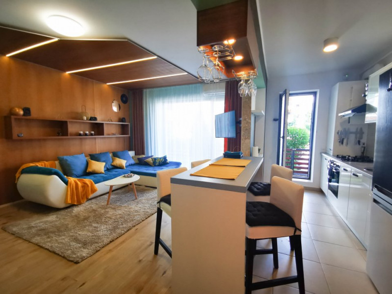 Apartament DEOSEBIT 2 camere si curte proprie de inchiriat Baneasa, Greenfield