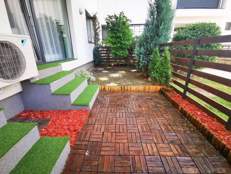 Apartament DEOSEBIT 2 camere si curte proprie de inchiriat Baneasa, Greenfield