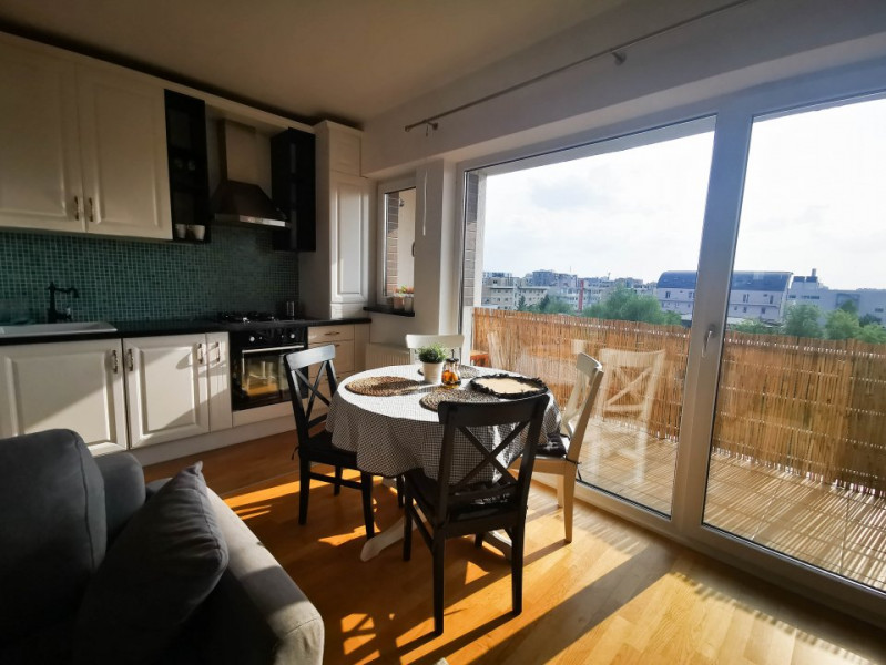 Apartament superb 3 camere de inchiriat, loc parcare, Straulesti Petrom City