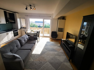 Apartament superb 3 camere de inchiriat, loc parcare, Straulesti Petrom City