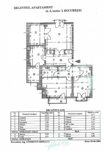 Vanzare apartament 4 camere zona Decebal-Unirii