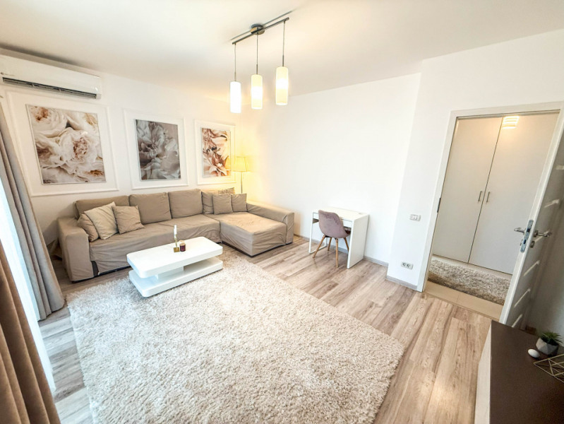 2 camere superb amenajat, complet mobilat/utilat,2 balcoane,parcare, Metalurgiei