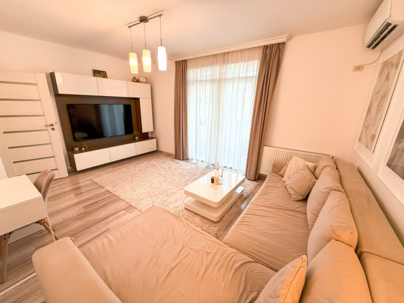2 camere superb amenajat, complet mobilat/utilat,2 balcoane,parcare, Metalurgiei