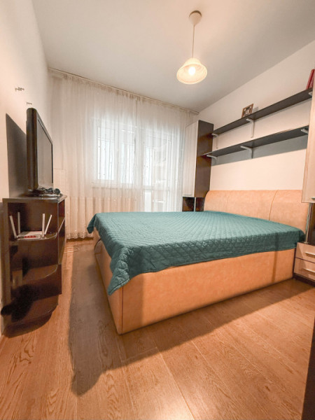 2 camere Popesti-Leordeni – mobilat, utilat modern, balcon închis