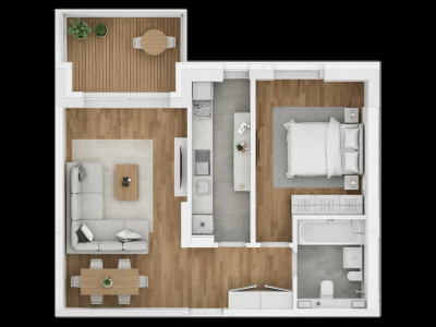 PREȚ DE LANSARE | 2 camere proiect nou | nordul Capitalei, Cosmopolis